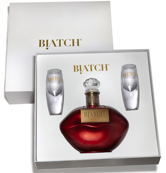 Gift Box - 750mL BIATCH® Tequila and Sipping Glass