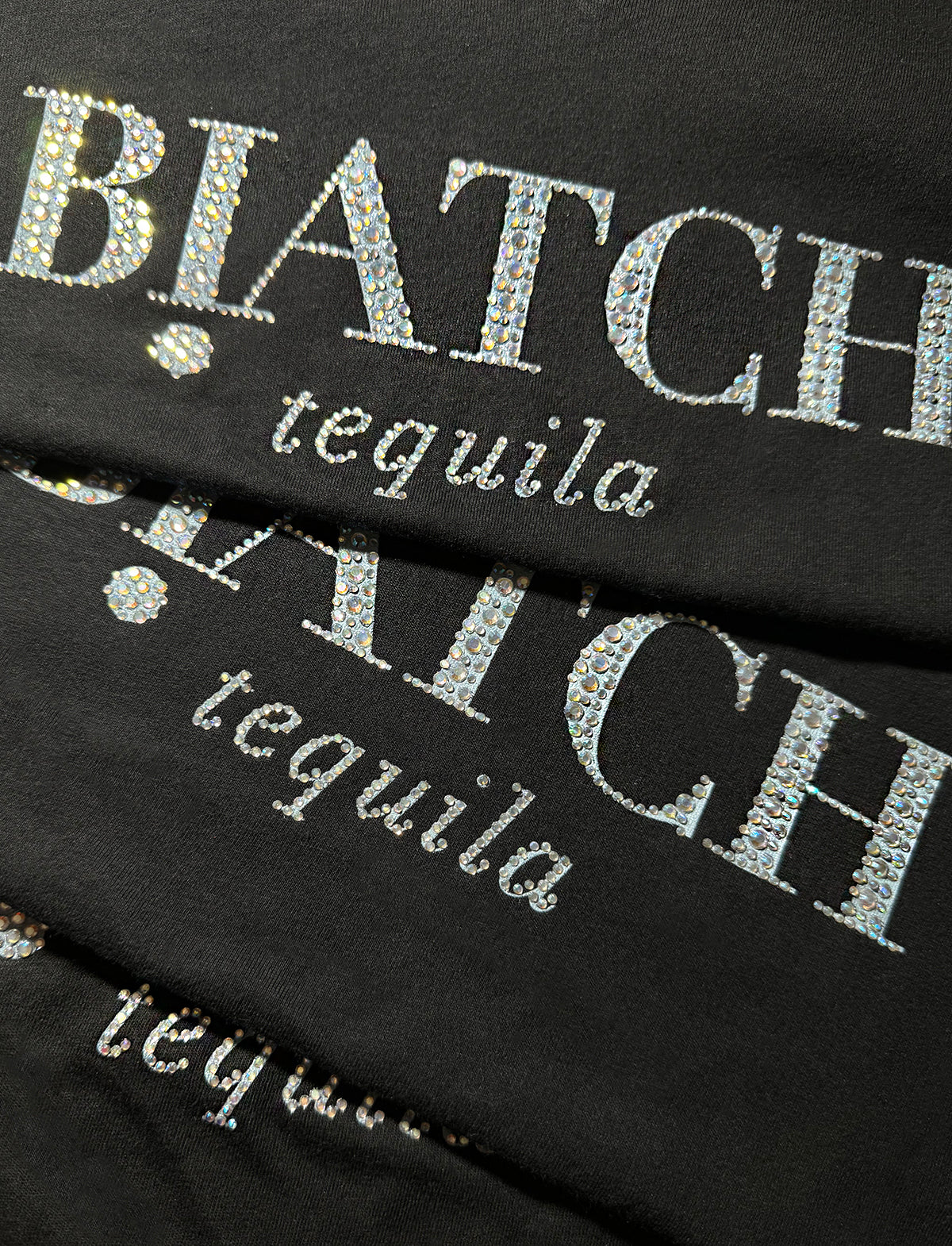 BIATCH® Black Crop Hoodie