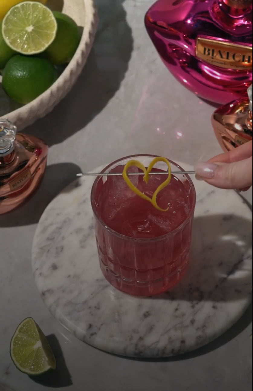This Prickly Pear Margarita with BIATCH® Rosa is sweet, tangy, and creamy with a flirty twist.