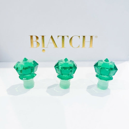 LiL' BIATCH® Green Crown Toppers (3 Pack)